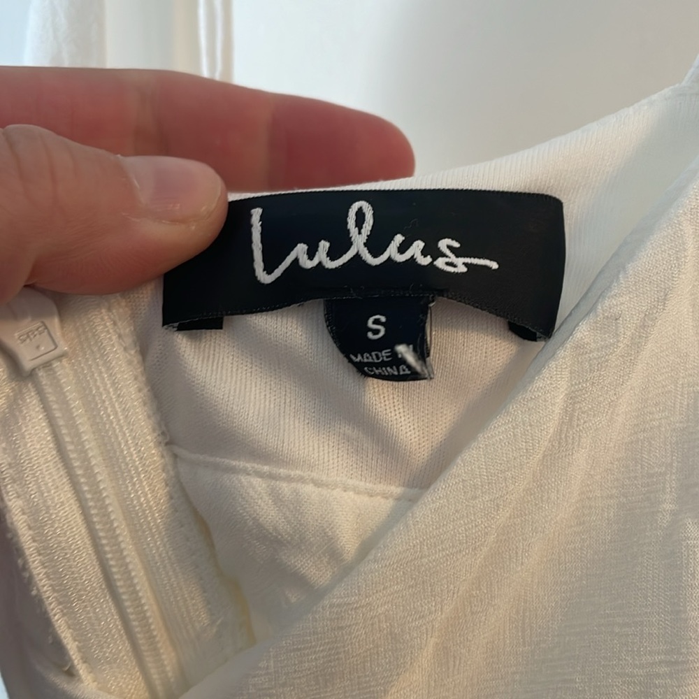 Lulus White Mini Wrap Romper - image 2